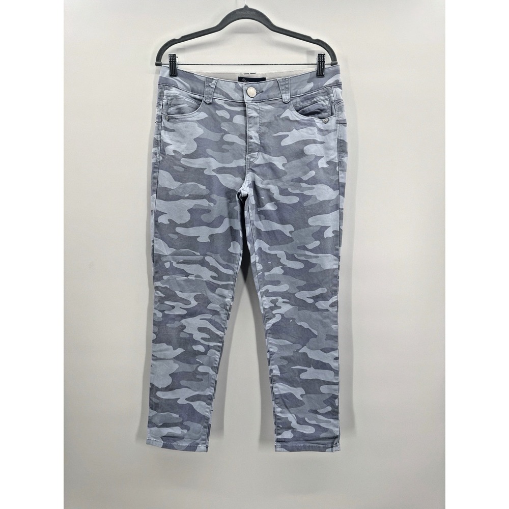 Democracy Ab Solution Technology Jeans Blue Camo 12 Denim Stretch Slimming